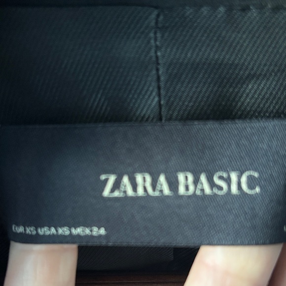 Zara BLACK Blazer with SATIN Lapel,Pocket,Button Accents✨ - Picture 5 of 5